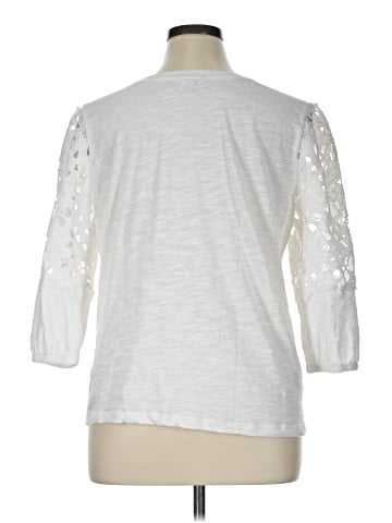 Caslon 3/4 Sleeve Top (view 2)