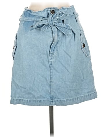 Who What Wear Denim Skirt (view 1)