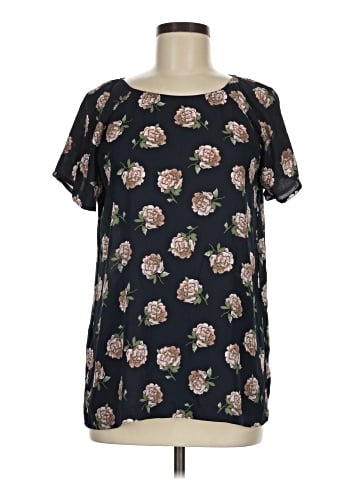 Ann Taylor LOFT Outlet Short Sleeve Blouse (view 1)