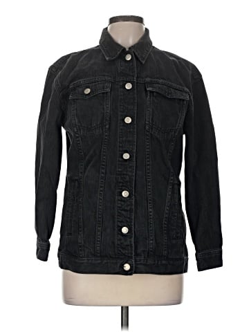 Madewell The Oversized Jean Jacket in Lunar Wash (view 1)