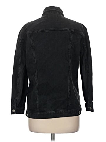 Madewell The Oversized Jean Jacket in Lunar Wash (view 2)