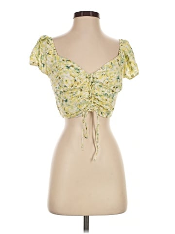 American Eagle Outfitters Short Sleeve Blouse (view 1)