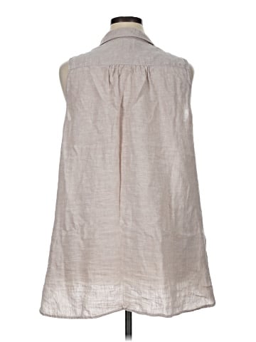 Sigrid Olsen Sleeveless Button-Down Shirt (view 2)
