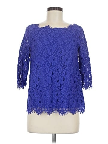 Red Saks Fifth Avenue 3/4 Sleeve Blouse (view 1)