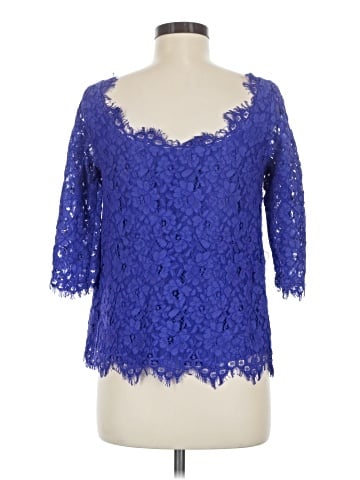 Red Saks Fifth Avenue 3/4 Sleeve Blouse (view 2)