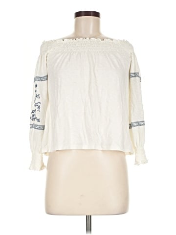 American Eagle Outfitters Long Sleeve Blouse (view 1)