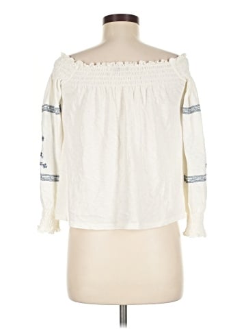 American Eagle Outfitters Long Sleeve Blouse (view 2)