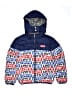 Levi's 100% Polyester Hearts Blue Windbreaker Size 12 - 13 - photo 1