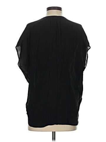Vince. 3/4 Sleeve Silk Top (view 2)