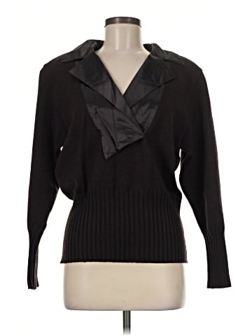 Escada by Margaretha Ley Silk Pullover Sweater (view 1)