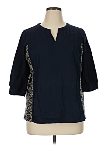 Purejill 3/4 Sleeve Blouse (view 1)