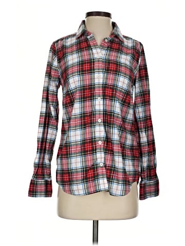 J.Crew Factory Store Long Sleeve Button-Down Shirt (view 1)