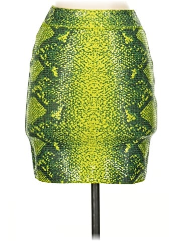 BCBGMAXAZRIA Faux Leather Skirt (view 2)