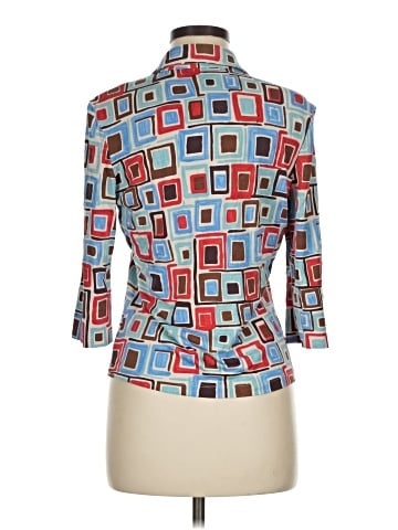 J. McLaughlin 3/4 Sleeve Silk Top (view 2)