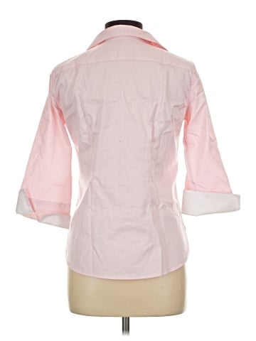 Lands' End 3/4 Sleeve Button-Down Shirt (view 2)