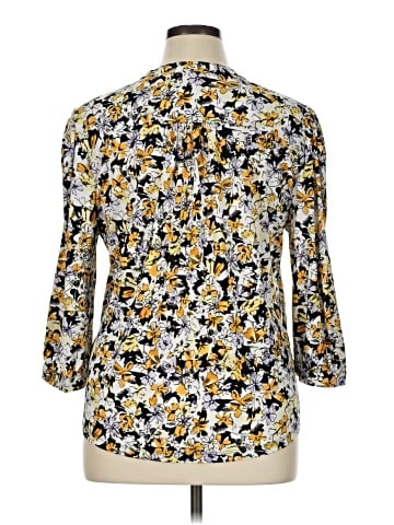 Karl Lagerfeld Paris 3/4 Sleeve Blouse (view 2)