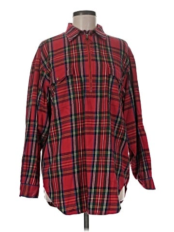 Lauren by Ralph Lauren Long Sleeve Button-Down Shirt (view 1)