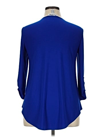 Joseph Ribkoff Long Sleeve Henley (view 2)