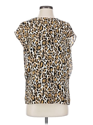 Tory Burch Short Sleeve Silk Top (view 1)