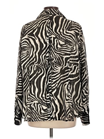 Jones New York Collection Long Sleeve Button-Down Shirt (view 2)