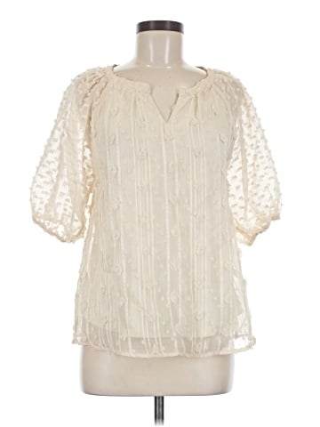 Umgee 3/4 Sleeve Blouse (view 1)