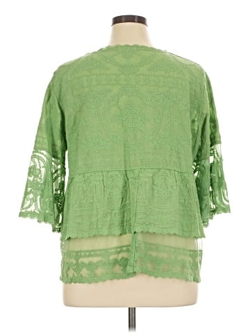 Democracy 3/4 Sleeve Blouse (view 2)