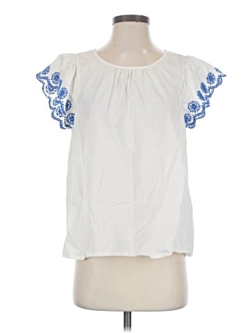 J.Crew Factory Store Short Sleeve Blouse (view 1)
