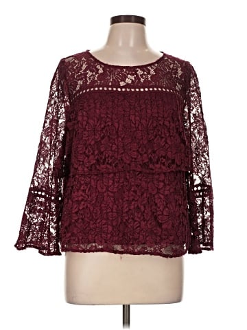 Laundry by Shelli Segal 3/4 Sleeve Blouse (view 1)
