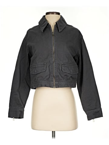 Madewell Cropped Utilitarian Jacket in (Re)generative Chino (view 1)