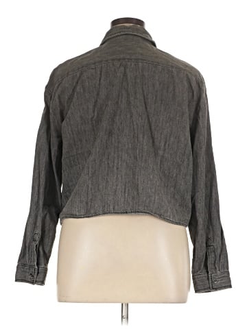 a.n.a. A New Approach 3/4 Sleeve Button-Down Shirt (view 2)