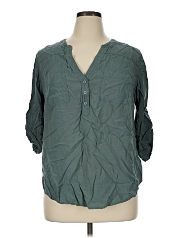 Torrid 3/4 Sleeve Blouse (view 1)