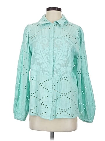 LOGO by Lori Goldstein 3/4 Sleeve Blouse (view 1)