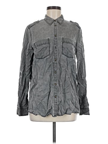 Express Long Sleeve Button-Down Shirt (view 1)