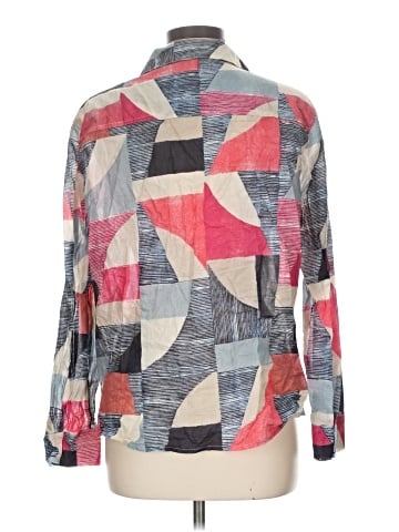 Nic + Zoe Long Sleeve Button-Down Shirt (view 2)