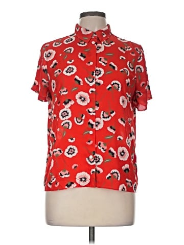 J.Crew Factory Store Short Sleeve Blouse (view 1)