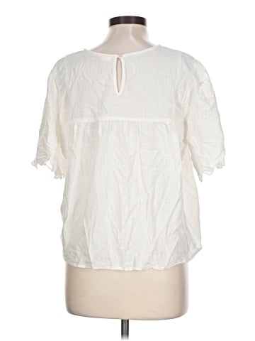 a.n.a. A New Approach Short Sleeve Blouse (view 2)
