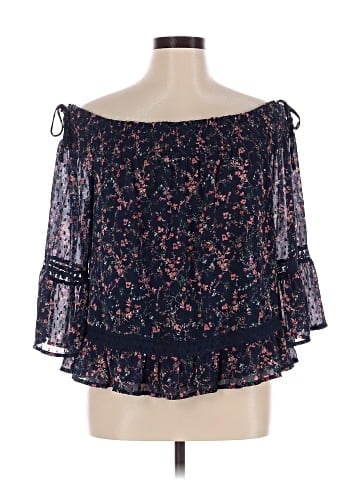 Skies Are Blue 3/4 Sleeve Blouse (view 1)