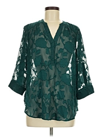 Torrid 3/4 Sleeve Blouse (view 1)