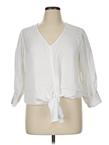 Karen Kane 3/4 Sleeve Blouse (view 1)