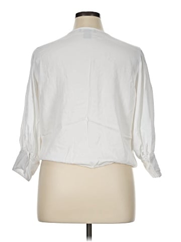 Karen Kane 3/4 Sleeve Blouse (view 2)