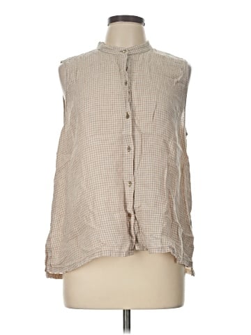 Eileen Fisher Sleeveless Button-Down Shirt (view 1)