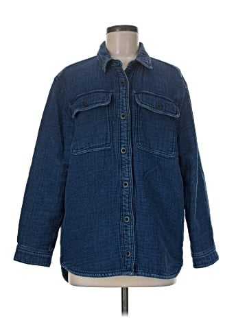 Madewell Double-Weave Denim Shirt-Jacket (view 1)