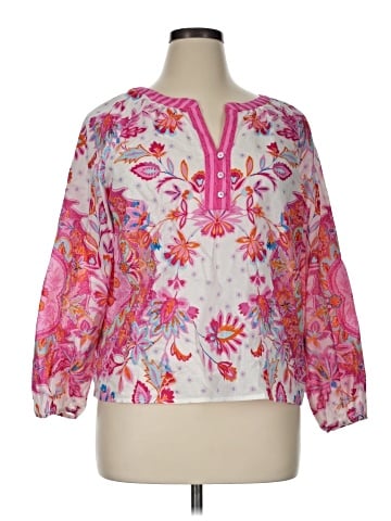 Talbots 3/4 Sleeve Blouse (view 1)