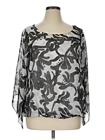 Alfani 3/4 Sleeve Blouse (view 1)