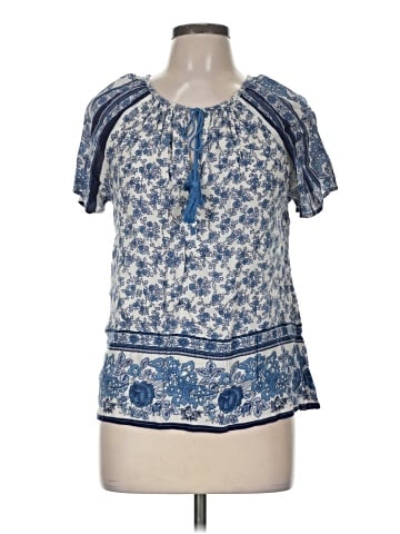 Lucky Brand Short Sleeve Blouse (view 1)