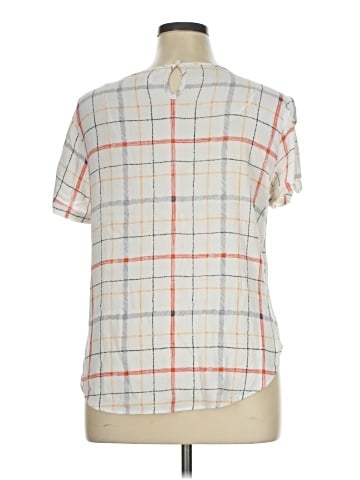 LC Lauren Conrad Short Sleeve Blouse (view 2)