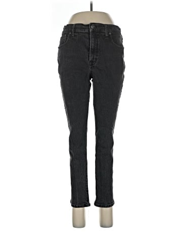 Madewell The Mid-Rise Perfect Vintage Jeans in Clean Black Wash (view 1)