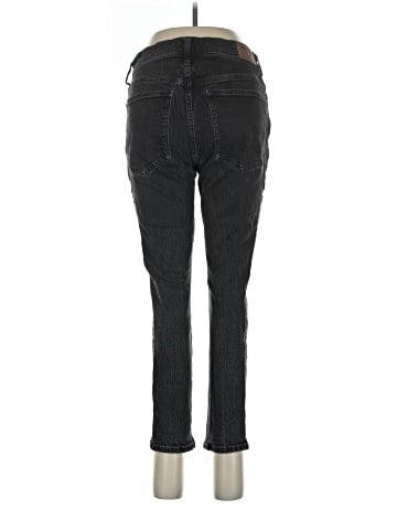 Madewell The Mid-Rise Perfect Vintage Jeans in Clean Black Wash (view 2)