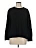 Ella Moss Solid Black Pullover Sweater Size M - photo 1