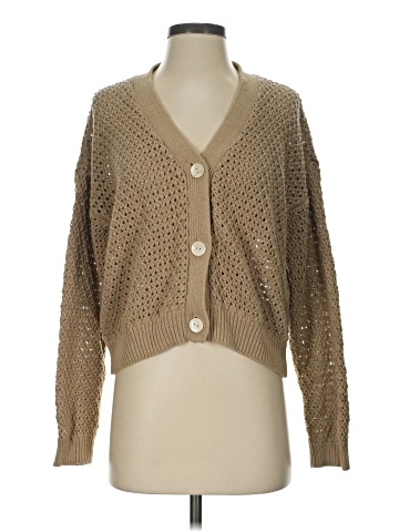 Madewell Open-Stitch Crop Cardigan Sweater (view 1)
